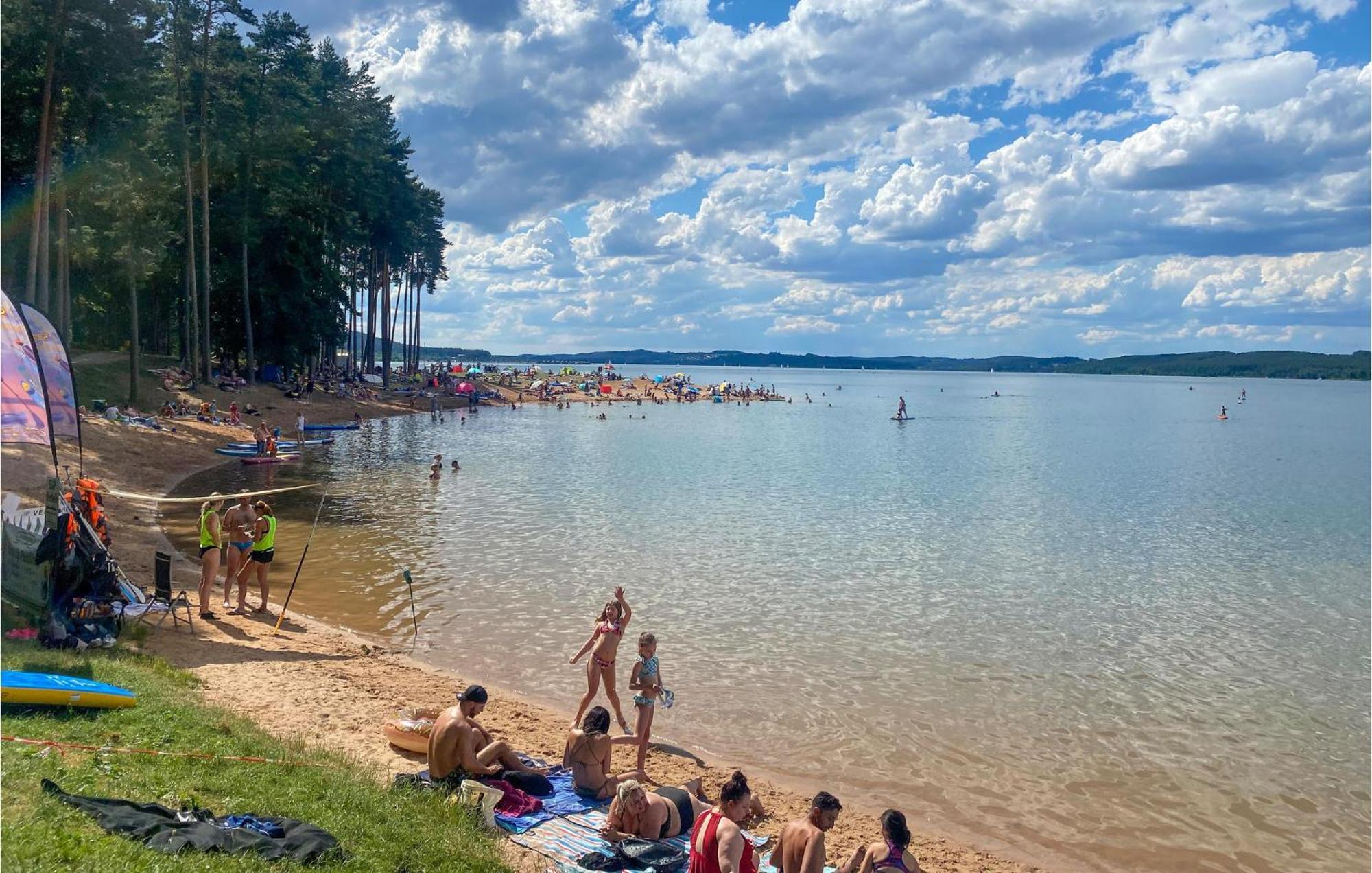 Waldcamping Am Brombachsee Pleinfeld Bagian luar foto